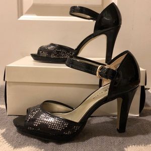 Anne Klein ankle strap heels